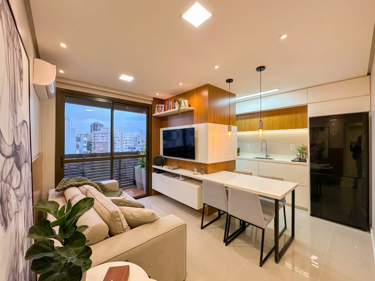 Apartamento 01 Dormitório Humaitá c/ Sacada Aberta