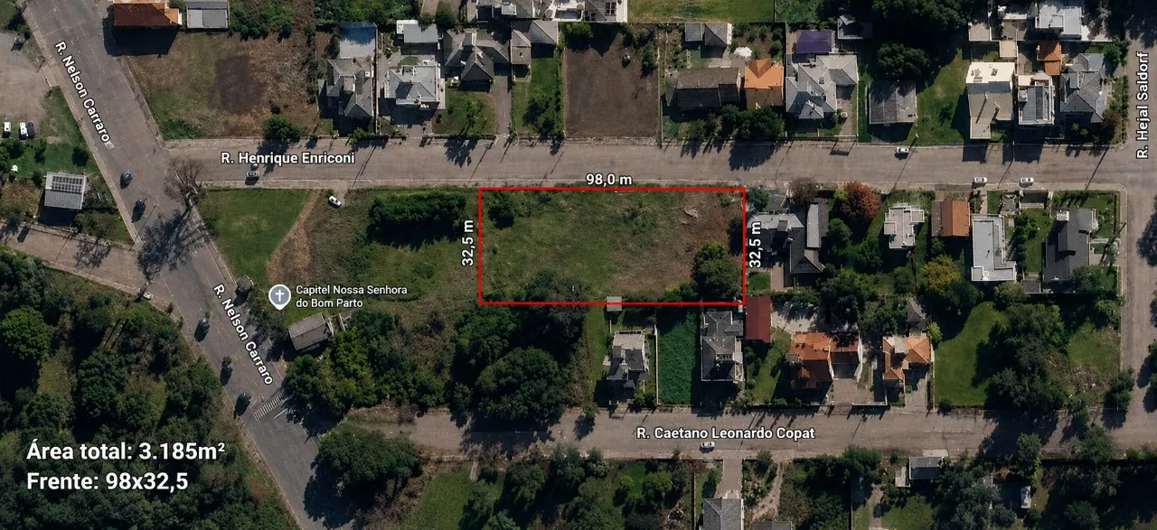 Terreno de 3.185m² no Santo Antão
